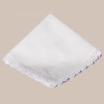 Cotton Christening Hankie Handkerchief Heirloom - One Small Child