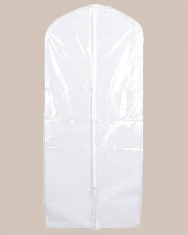 Vinyl Garment Bag with Zipper Clear One Small Child