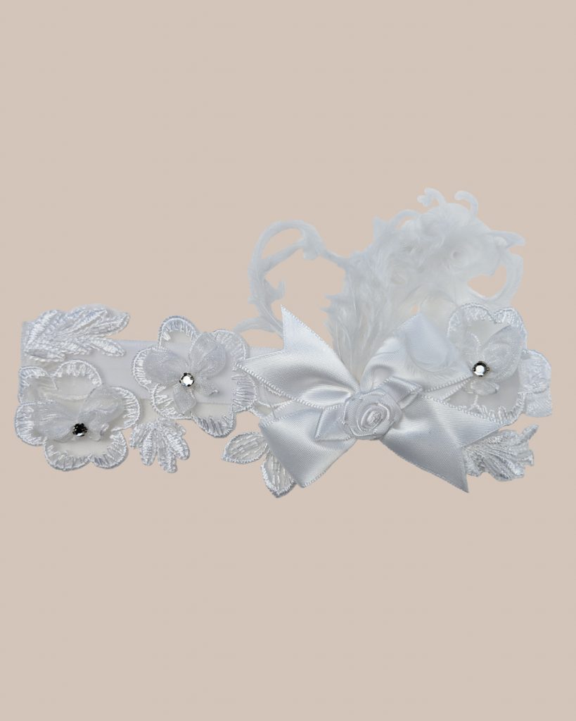Feather Flower Headband - One Small Child