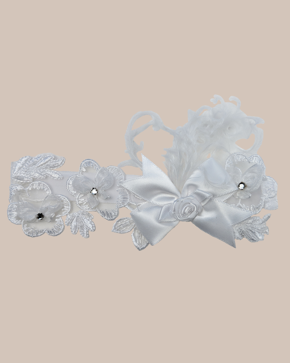 Feather Flower Headband - One Small Child