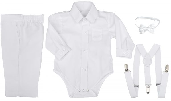 Cooper Suspender Christening Outfit - One Small Child
