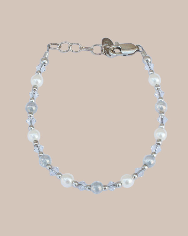 Pearl and Silver Bracelet - One Small Child