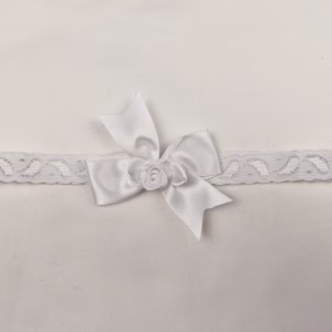 Diamond and Lattice Lace Simple Flower Headband